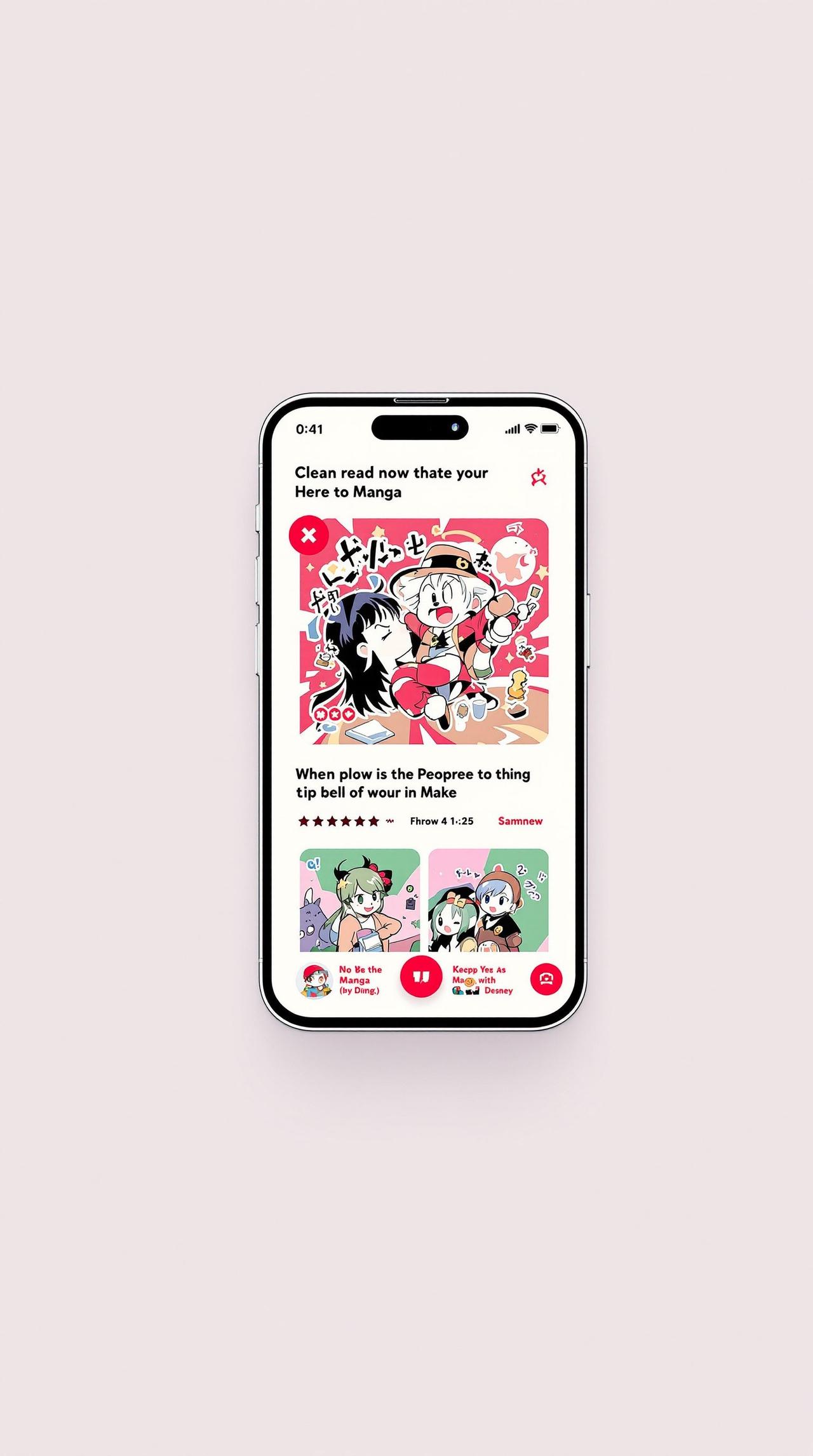 漫画之家APP首页界面预览